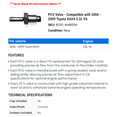 thumbnail image 2 of PCV Valve - Compatible with 2006 - 2009 Toyota RAV4 3.5L V6 2007 2008, 2 of 2