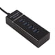 thumbnail image 1 of Lector de tarjetas HUB USB 3.0 de 4 puertos Nikou de plástico, 1 of 9