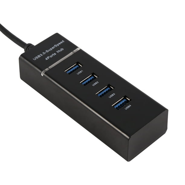 Lector de tarjetas HUB USB 3.0 de 4 puertos Nikou de plástico