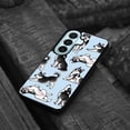 thumbnail image 4 of WIRESTER Shockproof Soft Rubber Cover Case for Samsung Galaxy S26+ / S26 Plus 6.7" 2026, Siberian Husky Funny Playful Postures On Light Blue Background, 4 of 5