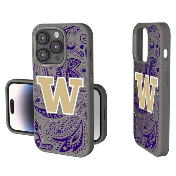 Washington Huskies Paisley iPhone Soft Touch Case