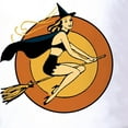thumbnail image 3 of CafePress - Retro Witch Golf Shirt - Golf Shirt, Pique Knit Golf Polo, 3 of 4