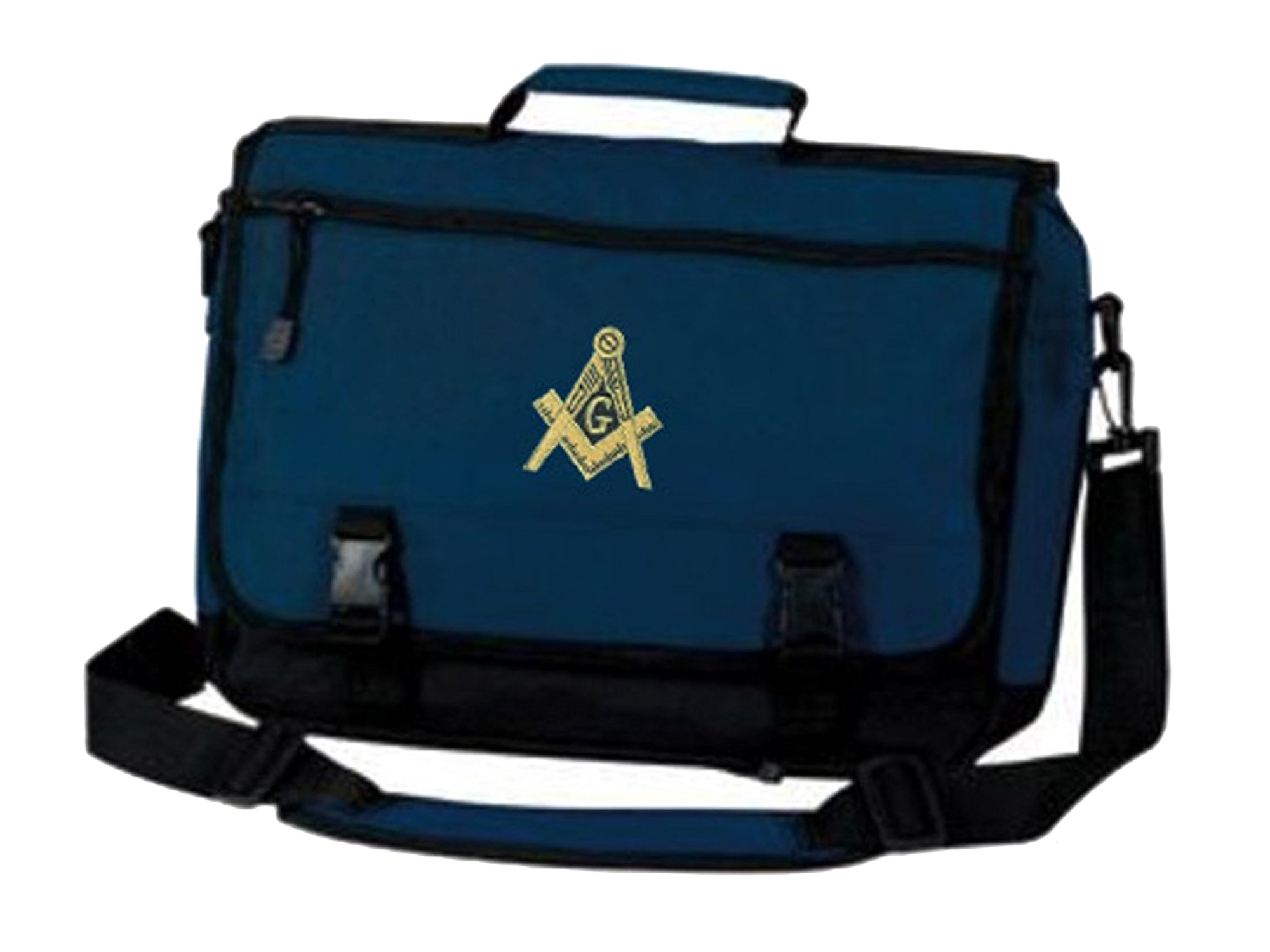 Masonic Briefcase with Gold Embroidered Design