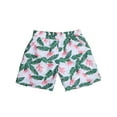 thumbnail image 5 of Family Matching Bathing Suits Leaves Print Swimsuits Swimwear Swim Pants Beach Trunks, 5 of 5