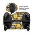 thumbnail image 4 of Cute Anime Cartoon Minions Travel Suitcase Protective Cover Trunk Case Washable Elastic Luggage Cover Fits X-Large Suitcase Protector Baggage With Concealed Zipper Gifts, 4 of 5