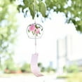 thumbnail image 2 of Japanese Wind Chimes Romantic Flower Small Wind Bells Handmade Glass Japanese Style Pendant for Birthday Gift Home Decors, 2 of 4