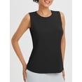 thumbnail image 2 of BALEAF Women's Workout Tank Tops Racerback Open Back Top Sleeveless Running Yoga Shirts Loose Fit Athletic Gym Sports Black L, 2 of 7