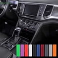 thumbnail image 2 of BLANCHE 127cm*10cm película de fibra de carbono impermeable vinilo adhesivo coche pegatina 3D envoltura hoja rollo película Multicolor coche estilo Interior coche película/Multicolor huangjie unisex, 2 of 2