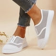 thumbnail image 6 of Ladies Loafers Comfortable for Conference & Meeting Events Canvas Shoes Women's Fabric Trainers Casual Walking Summer Boat Low Loafer On Flat Wide Feet Breathable Com, 6 of 9