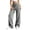 Gray, variant on Olyvenn Women's High Waist Straight Leg Sweatpants, Elastic Drawstring Waist, All-Match Casual Trousers for Daily Wear Dark Gray M