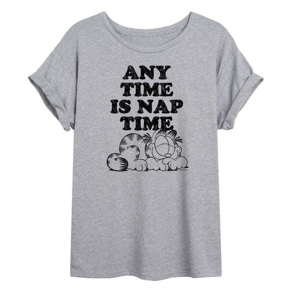 Garfield - Nap Sketch - Juniors Ideal Flowy Muscle T-Shirt
