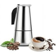 thumbnail image 1 of Jinsinto Stovetop Espresso Maker with Classic and Rich Brews Moka Pot, Cuban Coffee Maker Stove top Espresso Shot Maker for Espresso italian coffee maker, 1 of 5