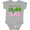 thumbnail image 3 of Inktastic Loves an Irish Girl Girls Baby Bodysuit, 3 of 5