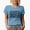 Baby Blue, variant on Another Fine Day Ruined by Adulthood Quote, Groovy Retro Wavy Text Merch Gift, White T-Shirt, Large