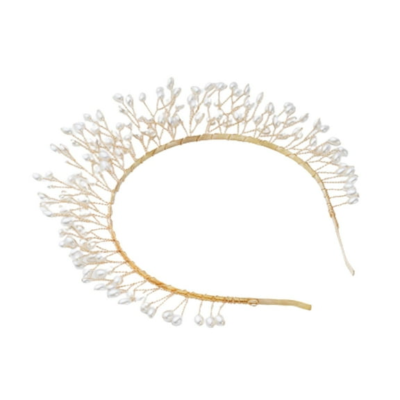 WSRRDRECVHi Retro Gold Leaf Headbands Wedding Roman Bride Greek Head Crown Hair Tiaras Jewelry Bri Headband J0C5 Accessories Hair Hoop Women