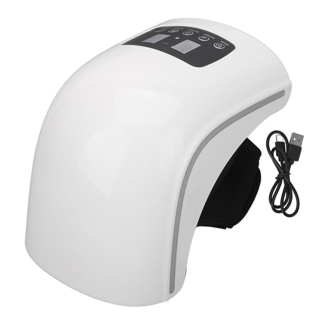 Masajeador de rodillas con calefacción inalámbrica, pantalla LED de compresión, máquina de masaje de rodillas con vibración infrarroja portátil