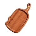 thumbnail image 1 of Plato de postre de madera, moderno y decorativo, para aperitivos, café, bebidas y desayuno. M, 1 of 9