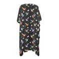 thumbnail image 2 of HELLHERO Tropical Hummingbird & Daisy Kimono Cover Up - Lightweight Breathable Beachwear for Summer Vacations & Pool Parties, 2 of 6