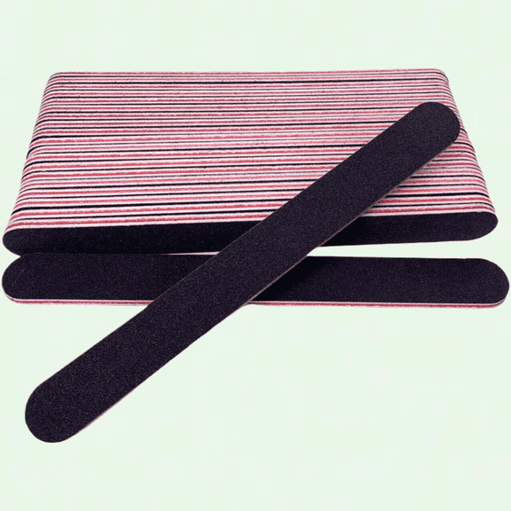 Nail File (20 Pcs), Professional Reusable Emery Boards for Natural and Acrylic Nails
