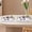 white, variant on Fancyes 2 Pieces Rustic Serving Trays Serving Platters Decorative Ottoman Tray Vintage Stylish Farmhouse Decor for Food Tea Breakfast white