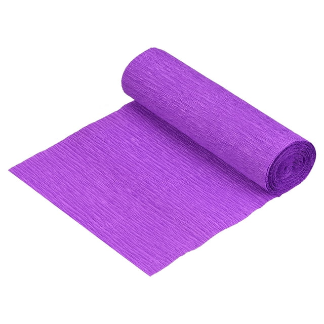 Unique Bargains Rouleau de Papier Crêpe Rouleau de Papier Crêpe 8,2 Pi de Long 5,9 Po de Large, Violet