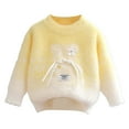 thumbnail image 2 of Angala Toddler Boys Knit Sweater Bear Design Crewneck Pullover Kids, 2 of 3