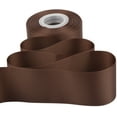 thumbnail image 3 of Ribbonitlux Grosgrain Ribbon 2-1/2 Inch x 25 Yards – Premium Polyester Craft Ribbon for Hair Bows, Gift Wrapping, Weddings & DIY – Solid Brown(#850) – 1 Roll, 3 of 6