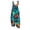 Cyan, variant on JULMCOMO Cotton Linen Jumpsuits for Women Halloween Haunted Castle Pumpkin Bat Print Spaghetti Strap Jumpsuits Plus Size Costume Holiday Overalls Earthy Yellow 3XL