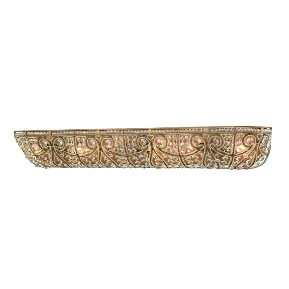 15962/6-Elk Home-Elizabethan - 6 Light Bath Vanity in Traditional Style with Victorian and Luxe/Glam inspirations - 6 Inches tall and 36 inches wide