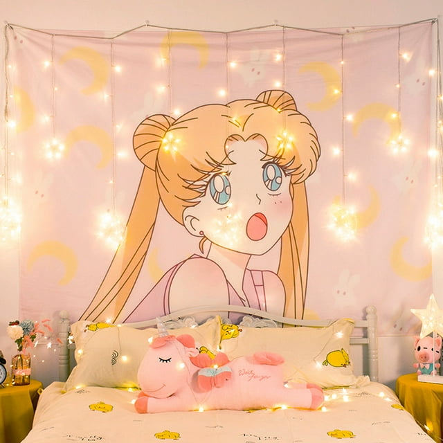 Tapiz para colgar en la pared Sailors Moons Tsukinos Usagis Anime