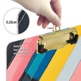 thumbnail image 6 of FORMRS Acrylic Clipboard with Low Profile Clip Standard A4 Letter Size, 12.5" x 9", Color Striped, 6 of 8