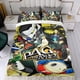 thumbnail image 4 of Persona 4 Golden Conjunto de sábanas temático, trío de piezas, cómodo y amigable con la piel, diseño único, regalo de decoración para el hogar para familiares, amigos y fans, 90 cm * 190 cm, 4 of 6