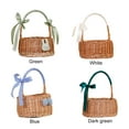 thumbnail image 5 of Storage Basket Woven Wicker Toy Home Pot For Flower Arrangement Willow Photographic Props Laundry Seagrass Baskets, 5 of 11