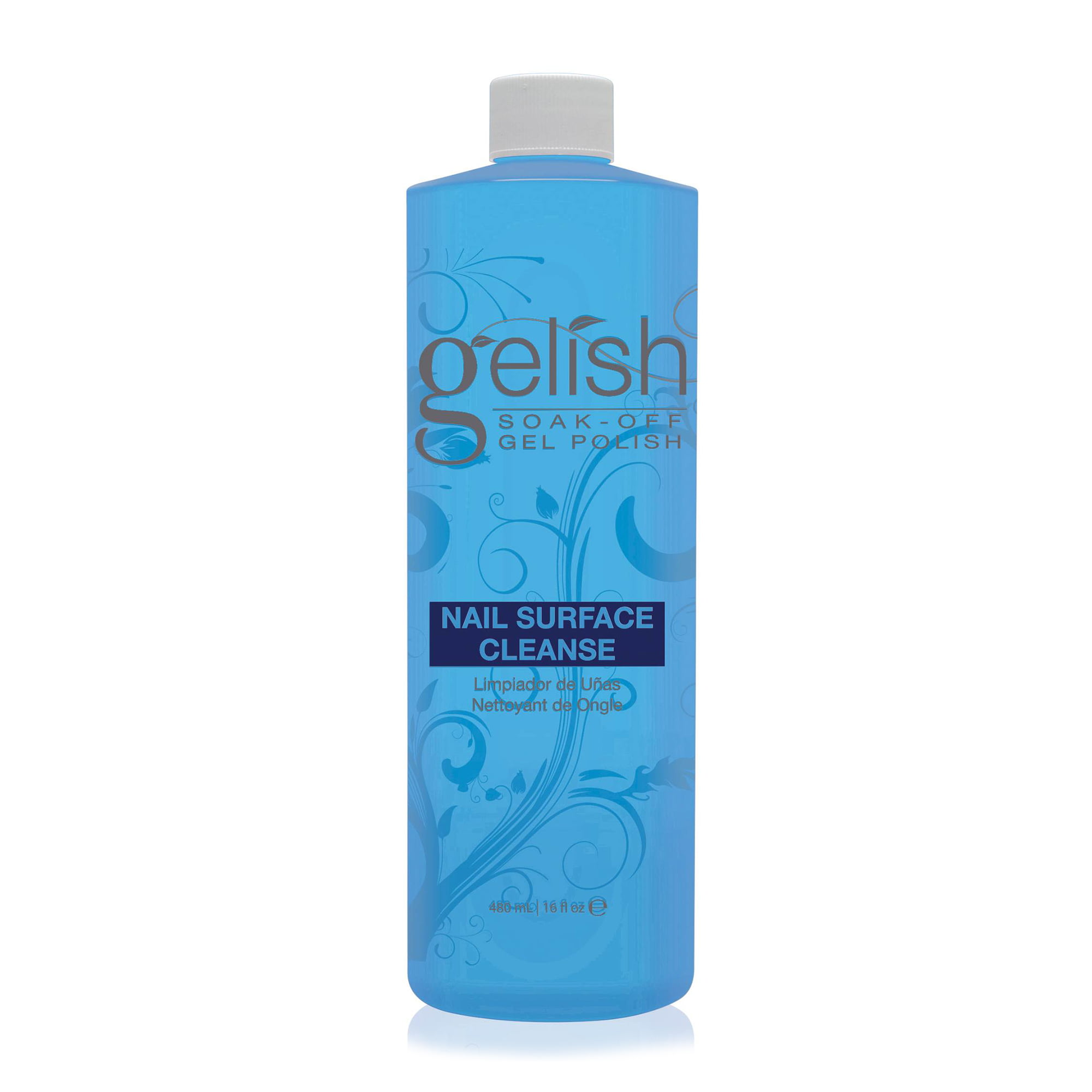 skuespillerinde Ib bånd Gelish Nail Soak Off UV Top Coat Cleanser Bottle, 16 oz - Walmart.com