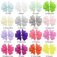 thumbnail image 4 of 40 Pcs 3 inch Grosgrain Ribbon Baby Girls Hair Bows Alligator Clips Hair Accessories for Toddlers Kids Teens (Color(1-40) 40Pcs), 4 of 7