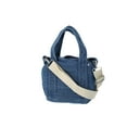 thumbnail image 2 of No Boundaries Denim Mini Tote Bag, Women's, Patchwork, 2 of 4