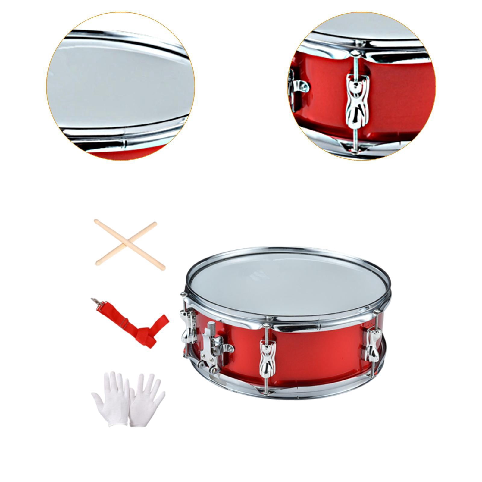 LeeQinersw 14 Inch Snare Drum Percussion Instrument, Musical Instruments, Musical Drums for Red 14 inch