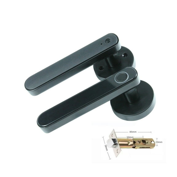 Tuya Digital Electronic Smart Door Lock Biometric Fingerprint Door Handle Keyless Digital Password Smart Home ,More Secure