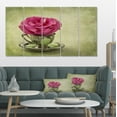 thumbnail image 1 of Design Art - Rose Rouge dans une Tasse et Soucoupe, 1 of 3
