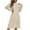 Beige, variant on Women's Flannel Nightgowns Soft Cozy Plush Warm Loungewear Sleepdress Cute Solid Fuzzy Fleece Nightdress Long Sleeve Crew Neck Pajama Dress Winter Sleepwear for Women