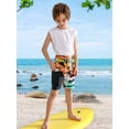 thumbnail image 5 of Usaibhir Boys Swim Trunk with Compression Boxer Brief Double Layer Beach Surf Board Shorts Kids Quick Dry Anti Chafe Swimwear 5-16T, 5 of 6