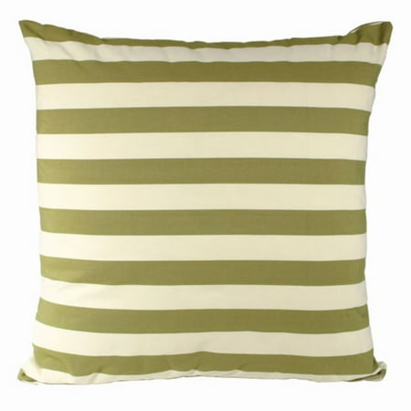 Magnolia Casual 24 x 24 Summer Palms Stripe Euro Pillow