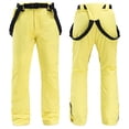 thumbnail image 1 of Pantalones de esquí de una sola tabla, pantalones de esquí de doble tabla, pantalones de esquí con correa gruesa y cálidos para hombres y mujeres, 1 of 5