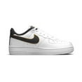 thumbnail image 2 of Little Kid's Nike Air Force 1 LV8 White/Black-Metallic Gold (DM3386 100) - 12.5, 2 of 5