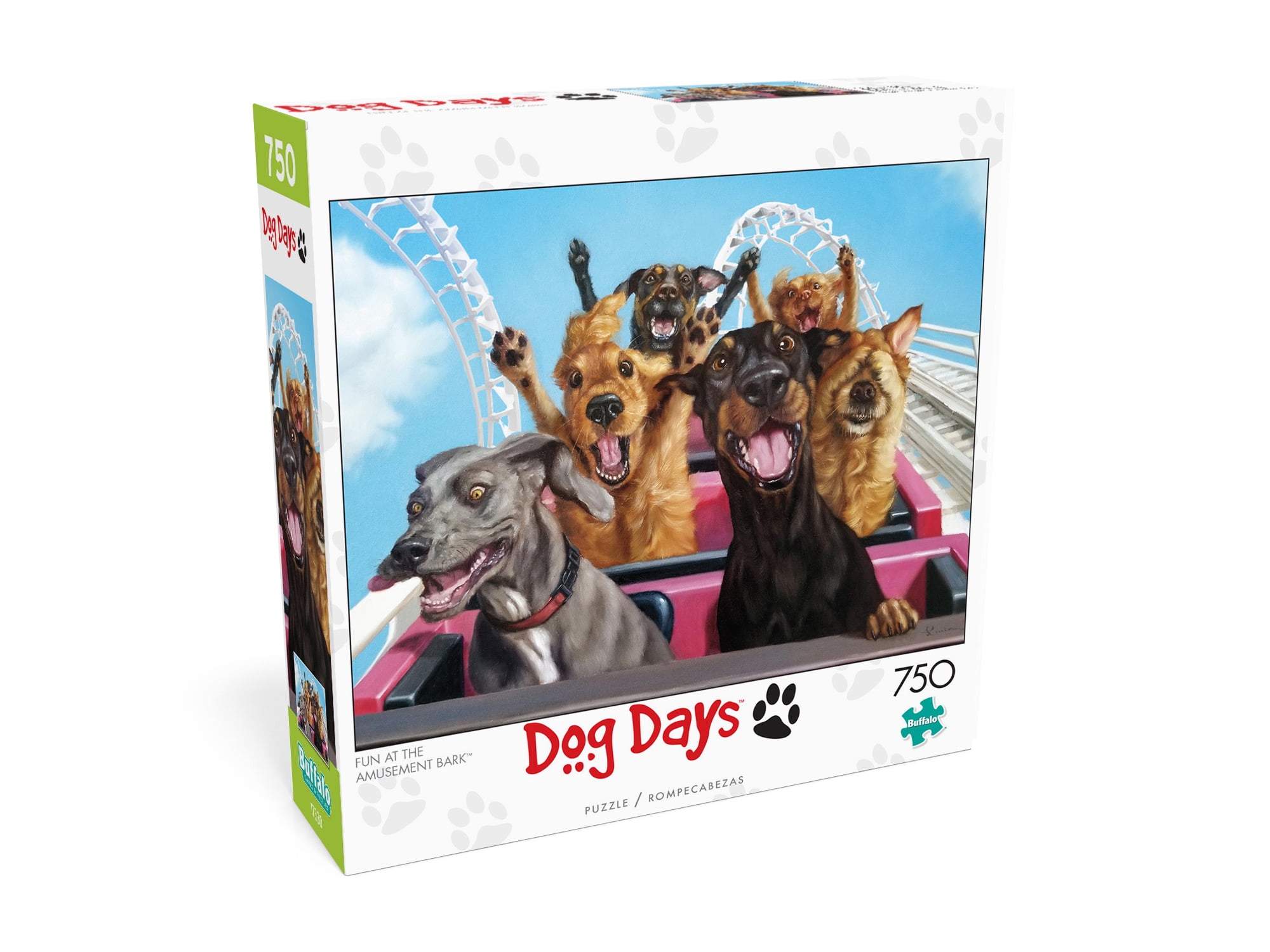 Buffalo Games - Dog Days - Fun at the Amusement Bark - 750 Piece Jigsaw Puzzle