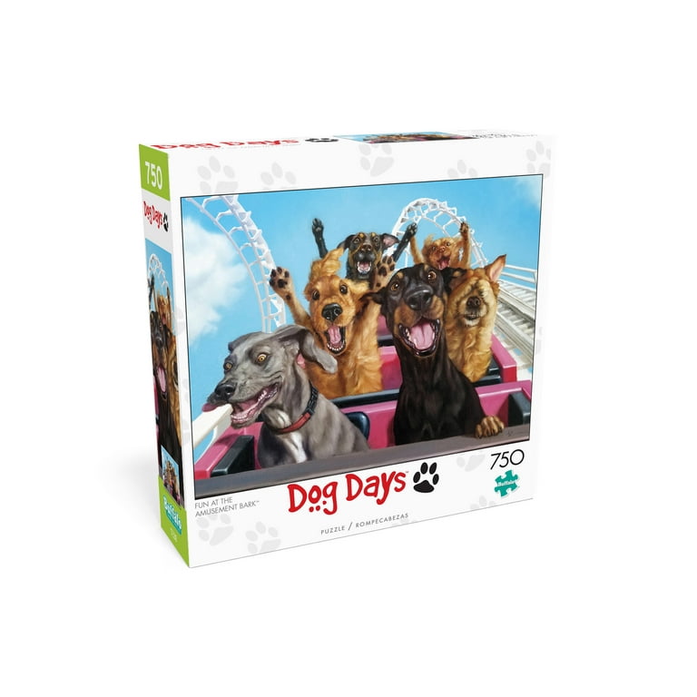 Dog Days Fun at the Amusement Bark 750 Piece Jigsaw Puzzle