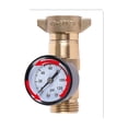 thumbnail image 4 of Brass RV Water Pressure Regulator, RV Water Regulator with Filter Screen & Gauge, High Pressure Resistant, Safe for Camping, Travel Trailers, RV Plumbing System, 3/4" Hose Threads Compatible, 4 of 9