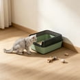 thumbnail image 5 of Cat Litter Box, Semi‑Enclosed High‑Sided Enclosure with Top Entry, Large Kitty Litter Box for Indoor Cats,Easy to Clean Cat Toilet Indoor Pet Supplies, 5 of 6