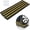 1 Pack, variant on Car Driveway Rubber Curb Ramp, 4FT Long Heavy Duty 50 Ton (110,000 lbs) Capacity Curb Ramp, for Cars, Trucks, Motorcycles, and Wheelchairs