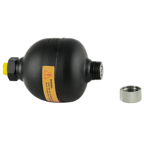 Hydraulic Diaphragm Accumulator, 20cu.in (0.32L), Max Working Pressure 4786psi, Thread: G1/2